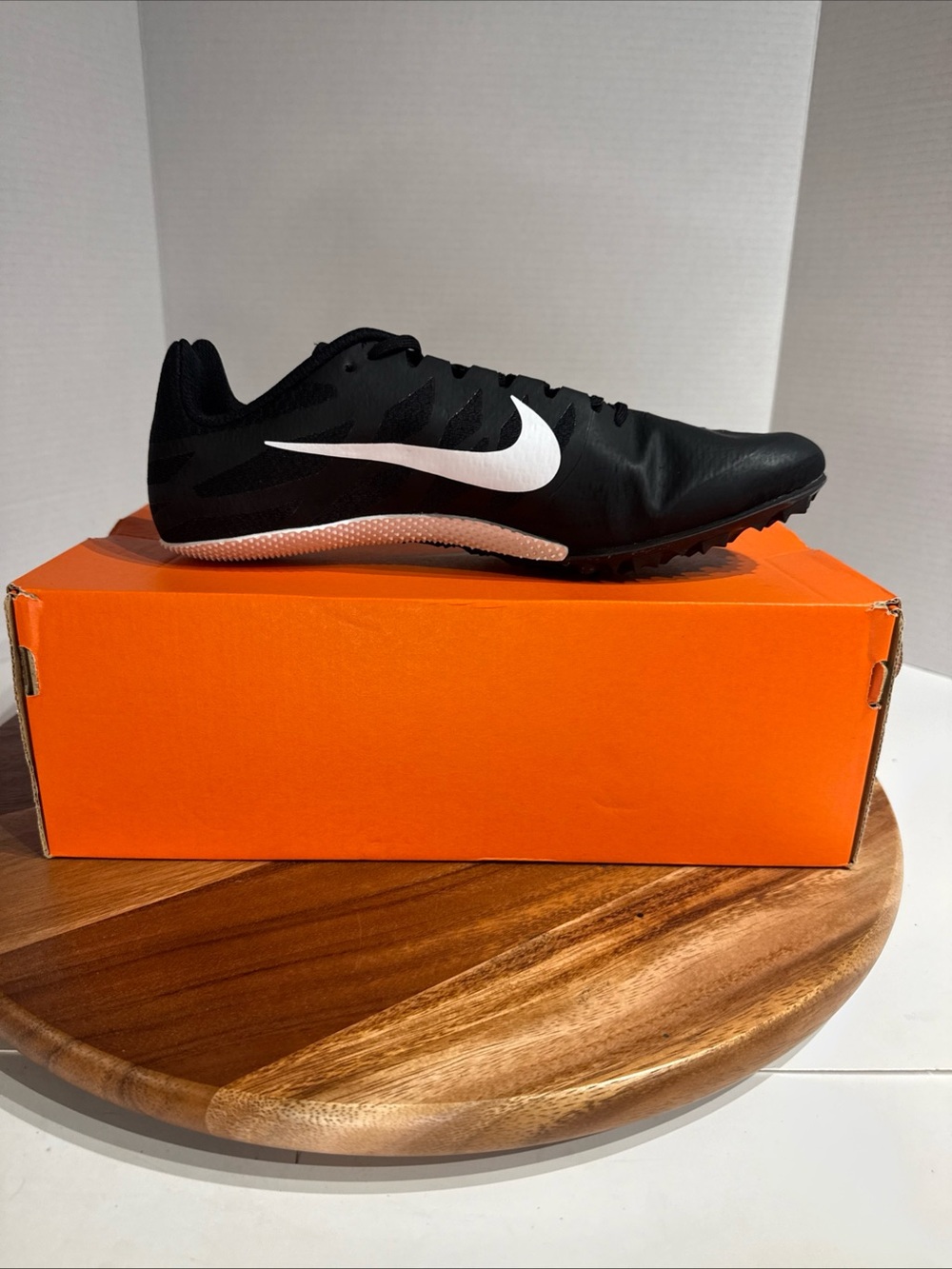 Nike Men’s Black Sneakers with White Swoosh